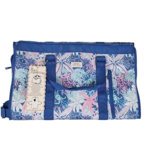 Simply Southern Multicolor Coral Reef Women's Travel Garment Bag 2 In 1 Design